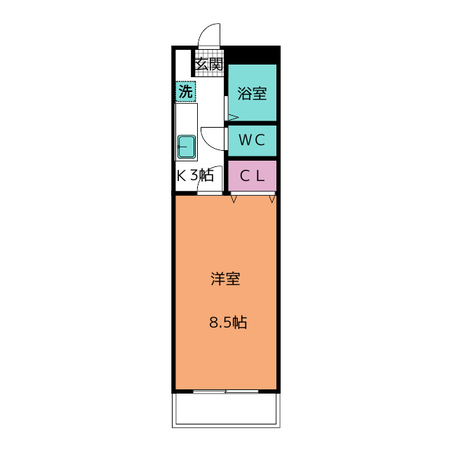 ルピナスＵＭＥＳＡＴＯの間取り