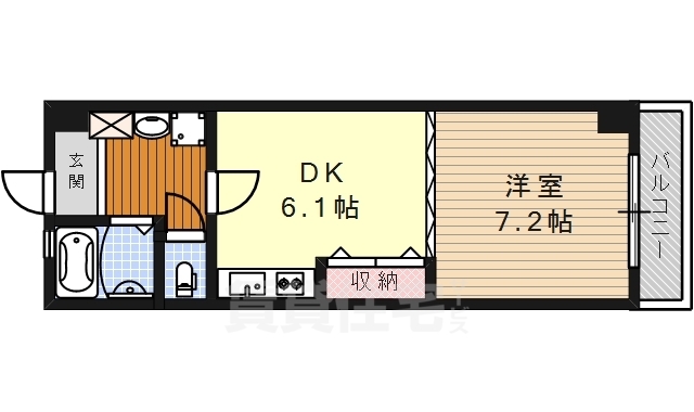 カーサビアンカ大村の間取り