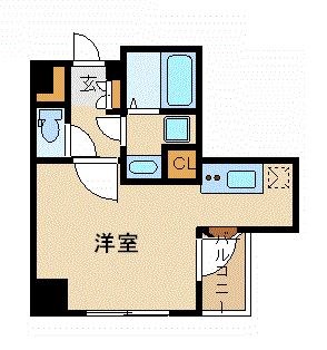 神奈川県横浜市中区吉浜町（マンション）の賃貸物件の間取り