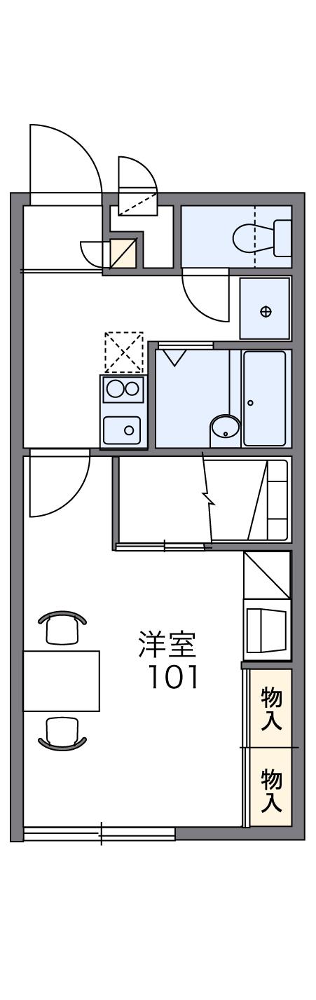 レオパレスＥＳＰＡＣＩＯの間取り