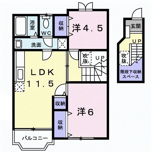 コンフォールの間取り