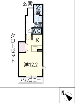 クラーベル志貴の間取り