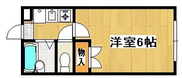 明石市大久保町谷八木のアパートの間取り