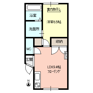 パストラル清住の間取り