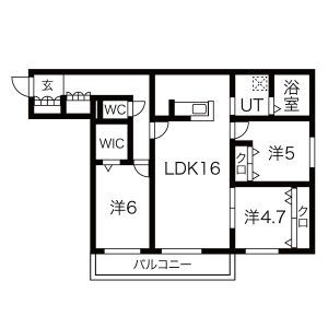 CreaResidence元町の間取り