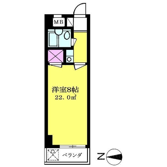 【ＴＩＳマンション堀之内の間取り】