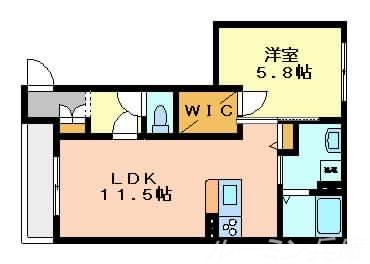 シャーメゾンソンリッサの間取り