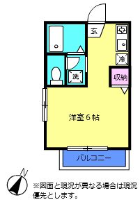 【アローズ梶ヶ谷の間取り】