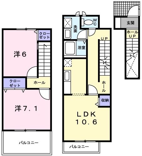 【ノーブル　レジデンスの間取り】