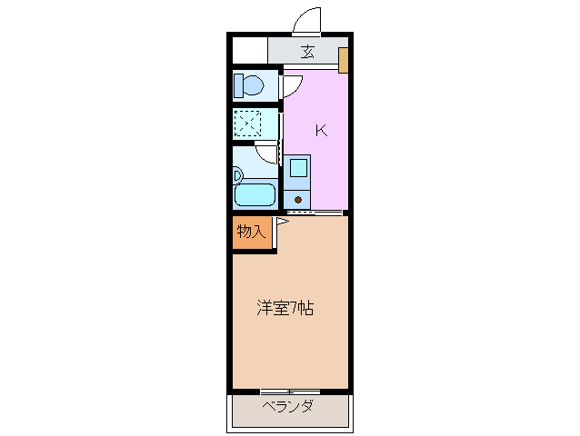 ラフォーレ別名の間取り