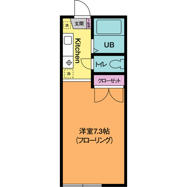 リバーハイツカトウの間取り