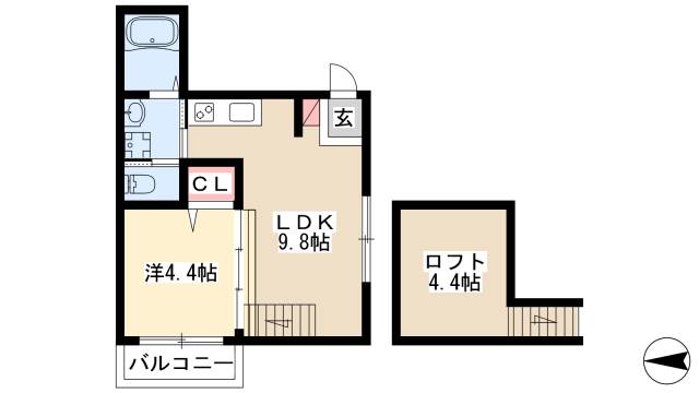 サンシエ浄心の間取り