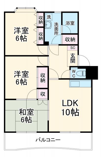 エスポアール２１の間取り