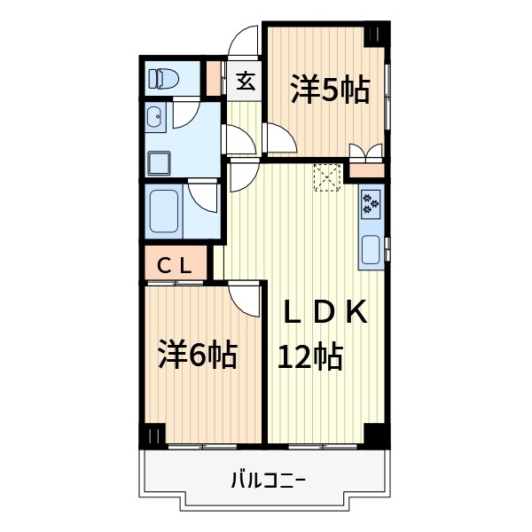 チェスターハウス川口の間取り