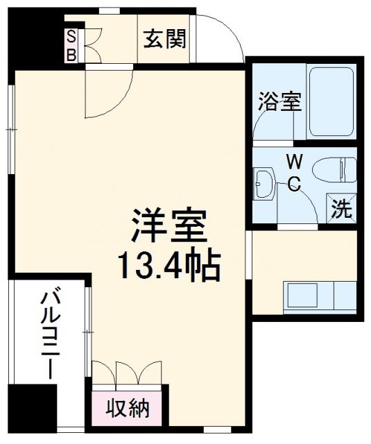 川崎市川崎区大島のマンションの間取り