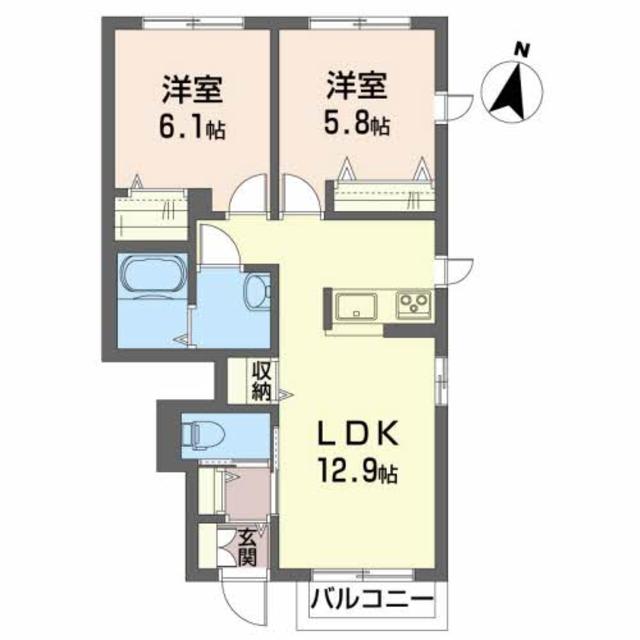 ミューレンIIの間取り