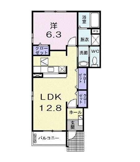 ボンヌ　ジュルネの間取り