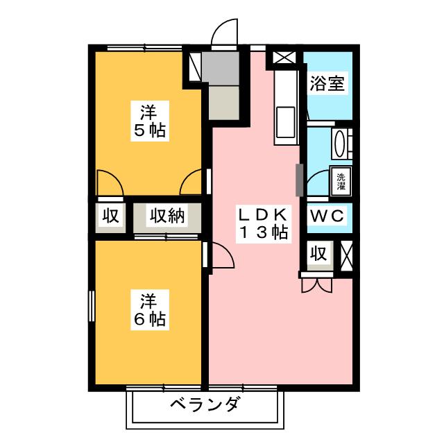 エルハイムツチヤの間取り