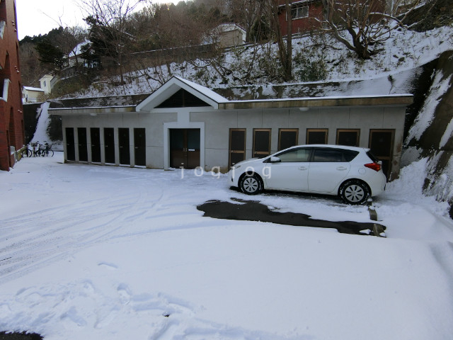 【プレセランス函館山の駐車場】