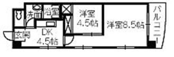 ツインハウス松中の間取り