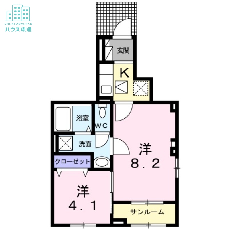 リーディング　ユーの間取り