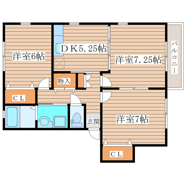 【プログレールII落合弐番館の間取り】