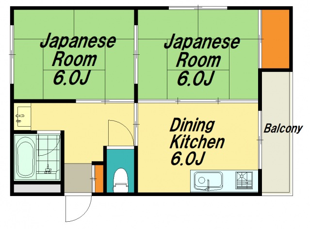 広島市佐伯区隅の浜のマンションの間取り