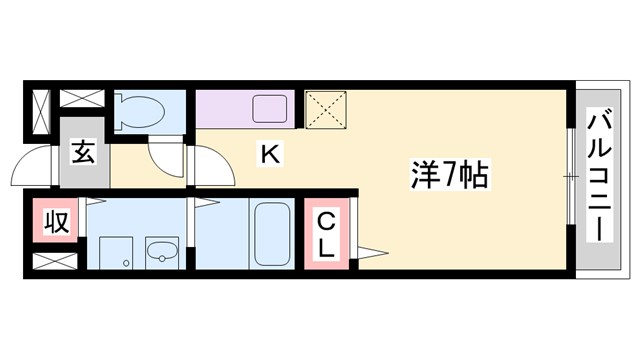 アビタシオン・アミBの間取り