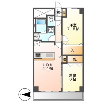 インプルーブ金山の間取り