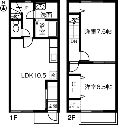 【Ｆａｍｉｌｌｅの間取り】