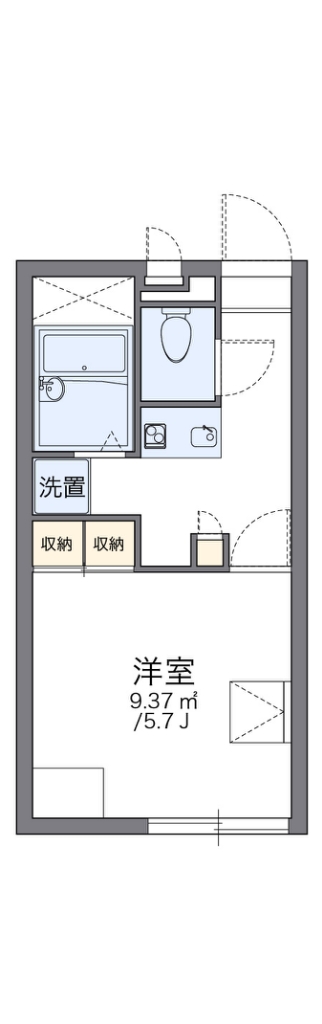 レオパレス国母の間取り