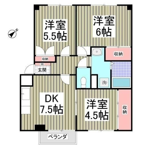 メゾンコジマAの間取り