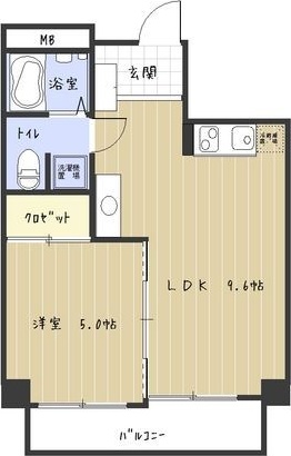 名古屋市千種区清住町のマンションの間取り