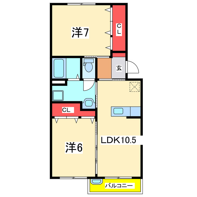 【マンショングスクの間取り】