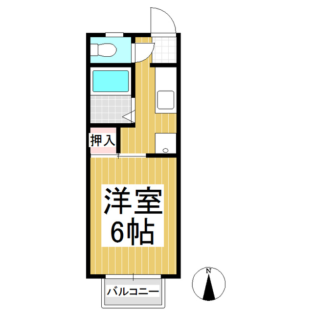 サンライズハイツ平林の間取り