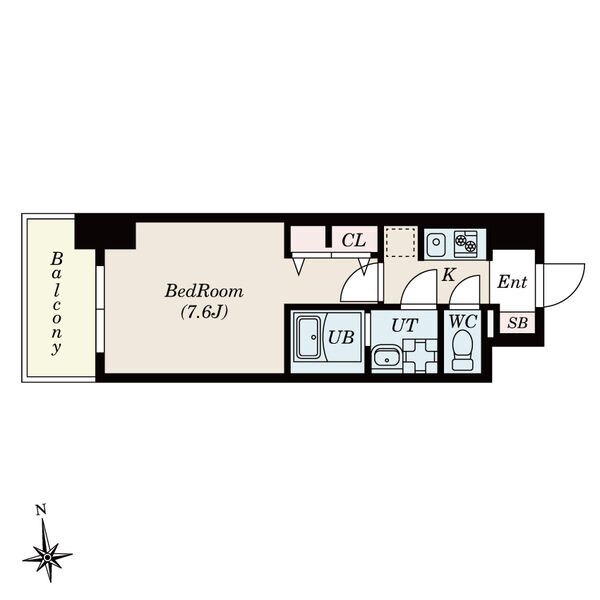 Ｓ－ＲＥＳＩＤＥＮＣＥ桜本町ａｗｅｓｏｍｅの間取り