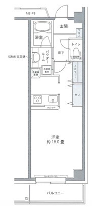 プライムアーバン豊洲の間取り