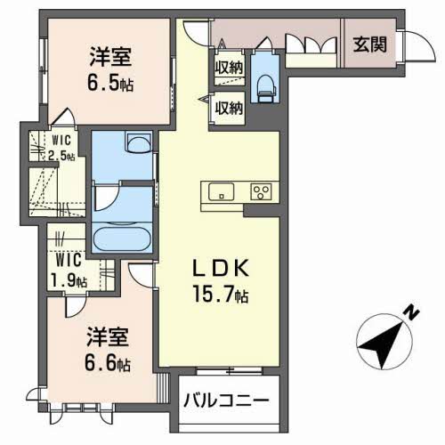 アンビエラ　シュシュIの間取り