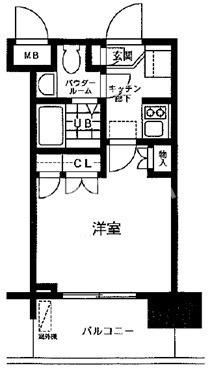 レジディア大森東の間取り