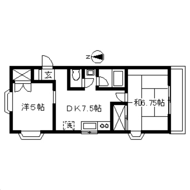 杉並区久我山のマンションの間取り