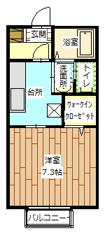 カーサ・ブランシェIIの間取り