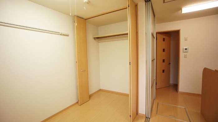 収納　クローゼット付きなので収納に困りません