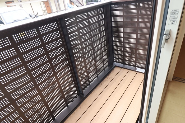 バルコニー　図面と現状に相違がある場合には現状を優先