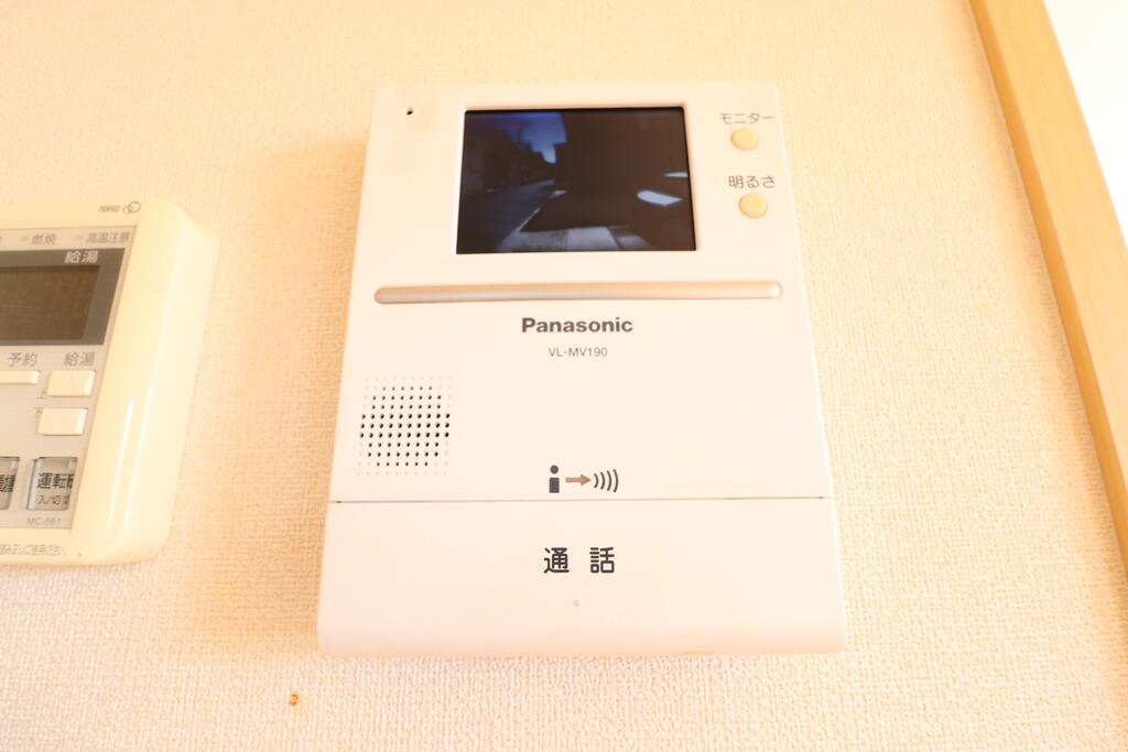 セキュリティ　モニター付きで安心