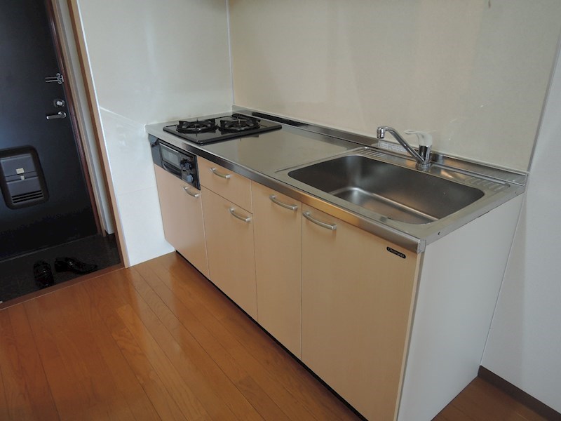 キッチン　２口コンロビルトインのシステムキッチン！