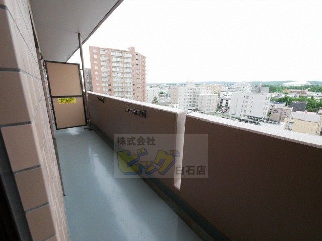 バルコニー　南西向きで日当たり良好です♪