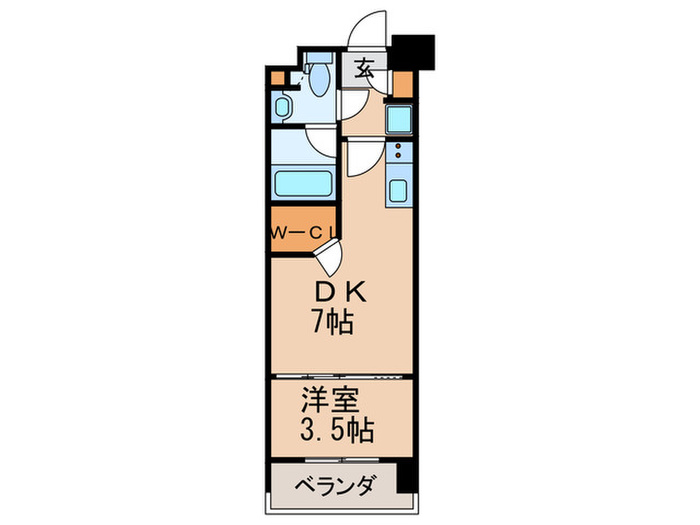 レジディア門前仲町プレイスの間取り写真