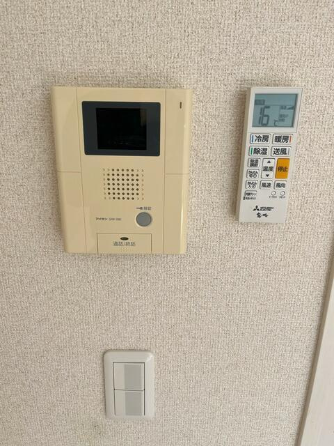 セキュリティ　モニター付きインターホンです