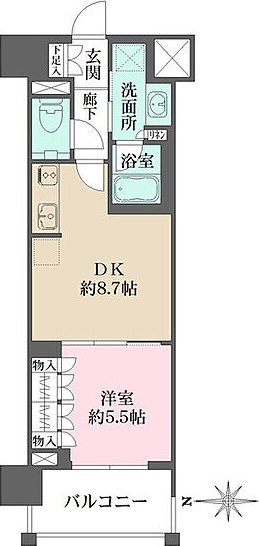ザ・パークハウスアーバンス渋谷の間取り写真