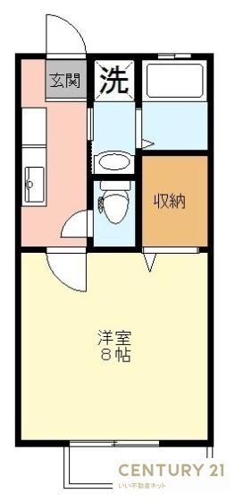 グランシャリオ高萩Aの間取り写真